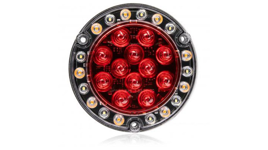 Picture of Maxxima Round Hybrid Combination Stop/Turn/Tail/Back Up and Amber Flashing Warning
Light