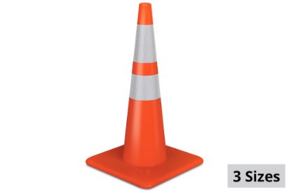 Picture of TAPCO Orange Reflective Traffic Cone