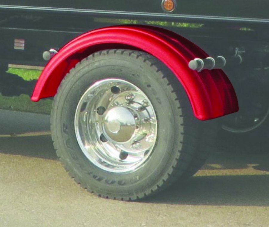 Picture of Minimizer 19.5" Red Plastic Fender (Fender Only)