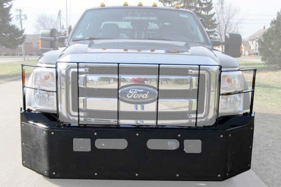 Picture of Diversified Push Bumper Ford F250 / F350 Super Duty 2017-21 w/ Grille Guard