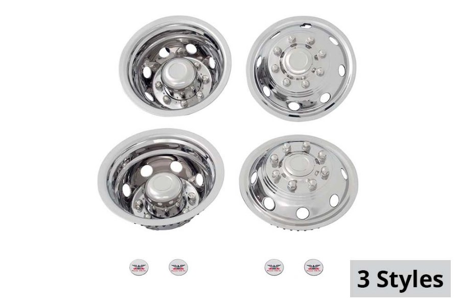 Picture of Phoenix Stainless Steel Quick Liner Simulator 17" Dual Wheels Chevy / GMC / Ford / Dodge