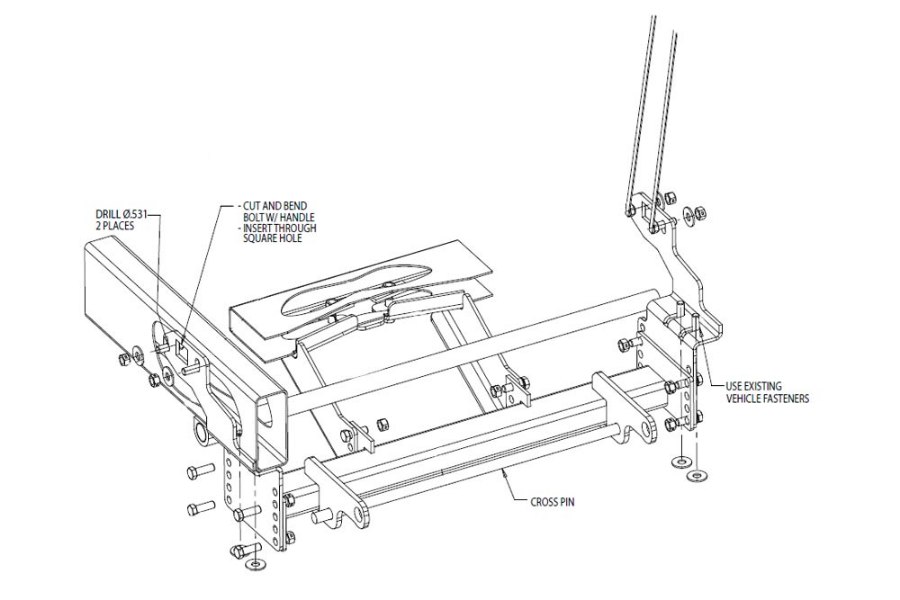 Picture of SnowDogg Mount 2007-2018 Toyota Tundra