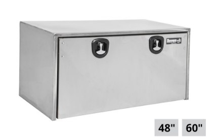 Picture of Buyers Dual Latch Stainless Steel Toolbox w/Stainless Steel Door