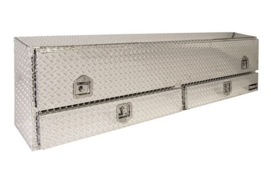 Picture of Buyers T-Handle Diamond Tread Aluminum Contractor Truck Box w/ 2 Drawers