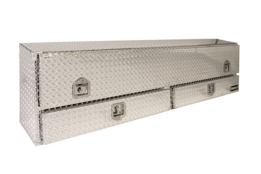 Picture of Buyers T-Handle Diamond Tread Aluminum Contractor Truck Box w/ 2 Drawers