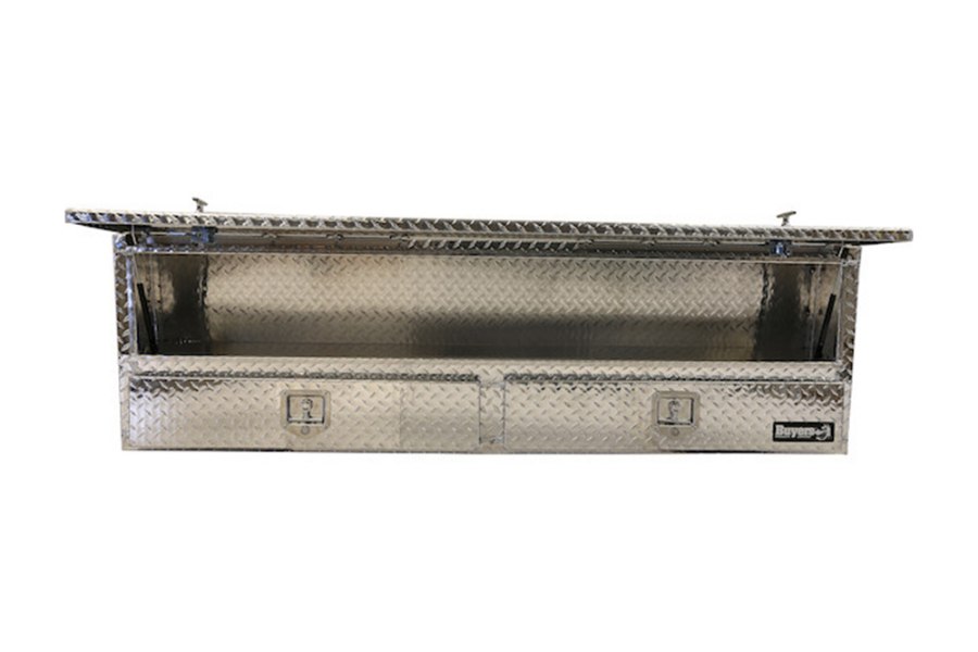 Picture of Buyers T-Handle Diamond Tread Aluminum Contractor Truck Box w/ 2 Drawers