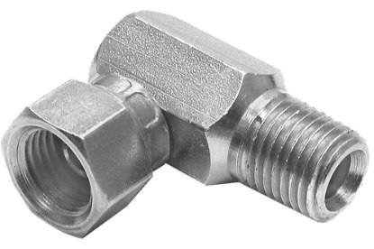 Picture of S.A.M. 1/4" NPT Male/ 90 Degree Female Swivel