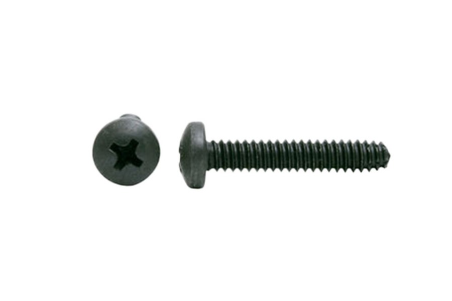Picture of Fastenal #6-32 x 1" Phillips Drive Pan Head Black Oxide Finish Steel Machine Screw