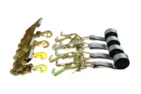 Picture of AW Direct 4-Point Tie-Down Kit, Cluster Straps and Ratchets with Snap Hooks