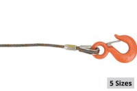 Picture of Lift-All Imported IWRC Wire Rope - Hook and Latch