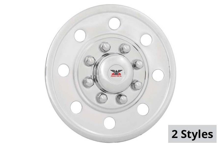 Picture of Phoenix Stainless Steel Quick Liner Simulator Set 16" 8 Lug Trailer Wheels