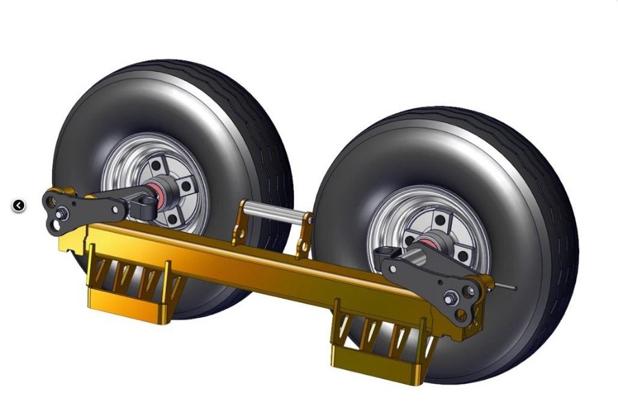 Picture of In The Ditch SLX-XD X-Series Complete Dolly Side Frame 5.70in Tire