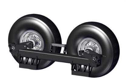 Picture of In The Ditch Replacement XL-XD X-Series Complete Dolly Side Frame 5.70in Tire