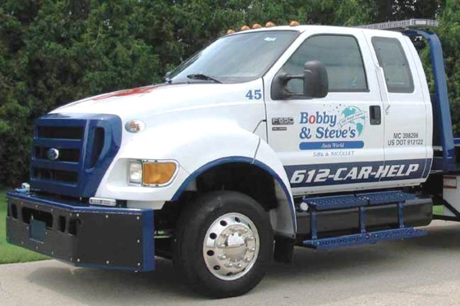 Picture of Diversified Push Bumper Ford F650/F750 Diesel Only 2011-2015 No Grille Guard