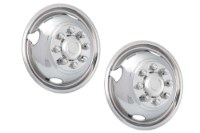 Picture of Phoenix Stainless Steel D.O.T. Dual Wheel Simulator Set 16" 8 Lu, 4 HH Wheels '99 - '02 Dodge 3500