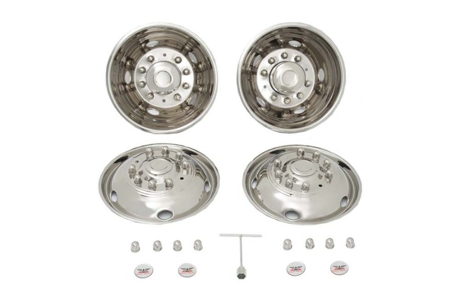 Picture of Phoenix Stainless Steel 19.5" Wheel Simulators 2005-2025 Ford
F-450/F-550