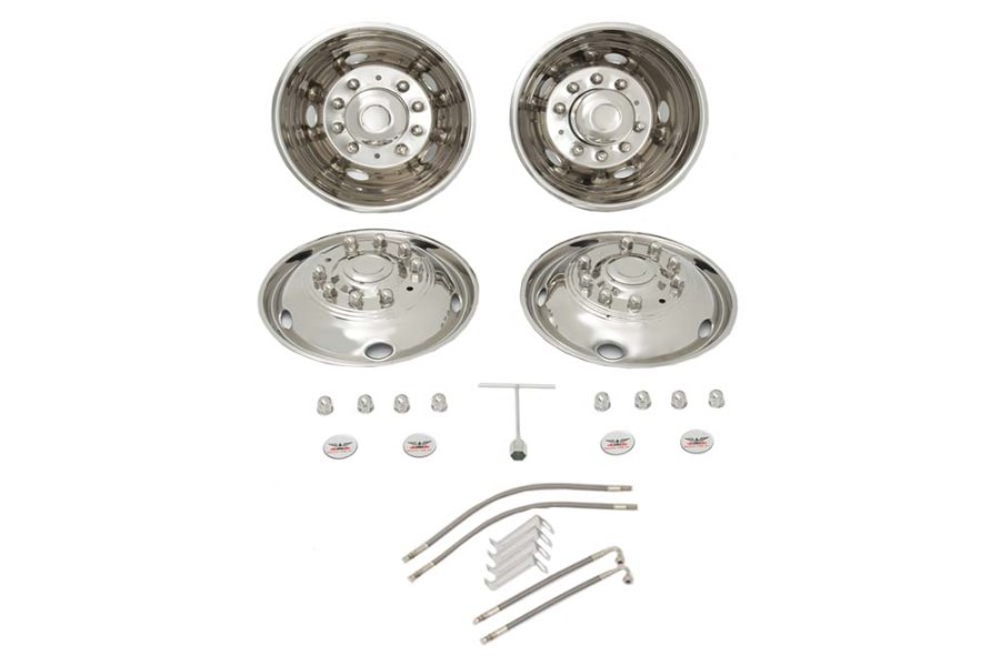 Picture of Phoenix Stainless Steel 19.5" Wheel Simulators 2005-2025 Ford
F-450/F-550