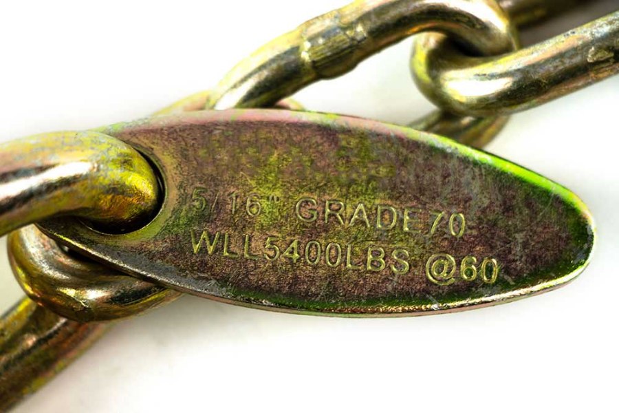 Picture of SafeAll V-Chain with 15" J and Mini J