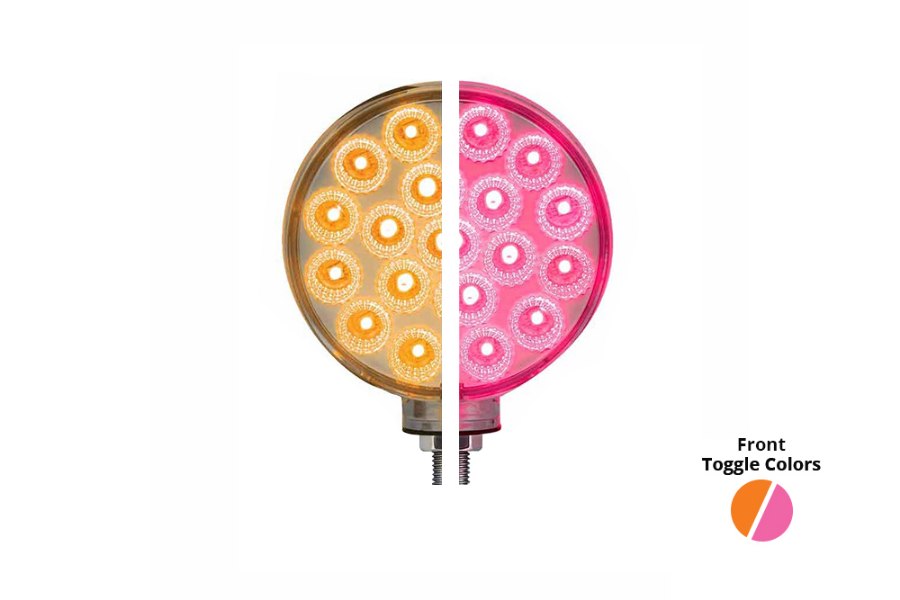 Picture of Trux Double Face Dual Amber/Red Turn and Marker to Pink Auxiliary LED