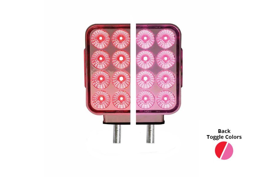 Picture of Trux Double Face Amber/Red Turn and Marker to Pink Auxiliary LED
