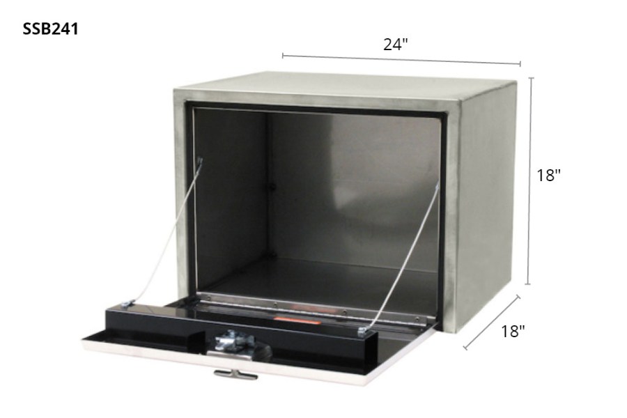 Picture of Buyers Polished Stainless Steel Underbody Toolbox