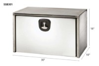 Picture of Buyers Polished Stainless Steel Underbody Toolbox