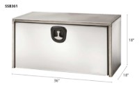 Picture of Buyers Polished Stainless Steel Underbody Toolbox