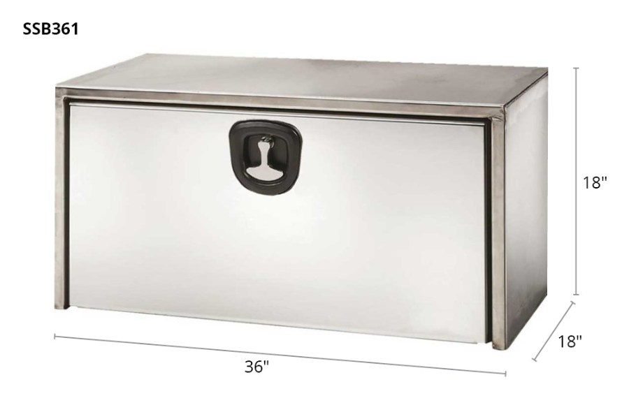 Picture of Buyers Polished Stainless Steel Underbody Toolbox