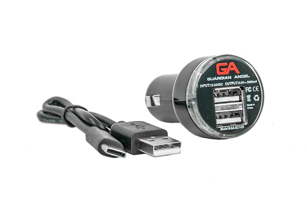 Car Charger w/ Type-C Cable