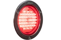 Picture of MAXXIMA 4"-dia. Stop/Tail/Turn LED Light Kit w/ Stainless Flange and Short Wire