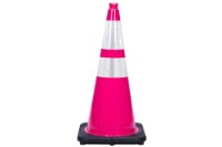 Picture of JBC Revolution Series Colored Reflective Traffic Cone-Dual Reflective Strip