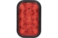 Picture of Maxxima Rectangular Red Stop/Turn/Tail - 10 LED