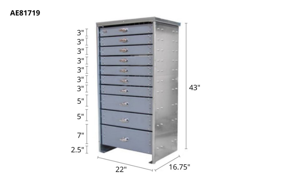 Picture of Stellar 10 Drawer Toolbox System