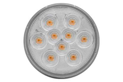 Picture of Maxxima 4" Round Amber Park/Turn - Clear Lens