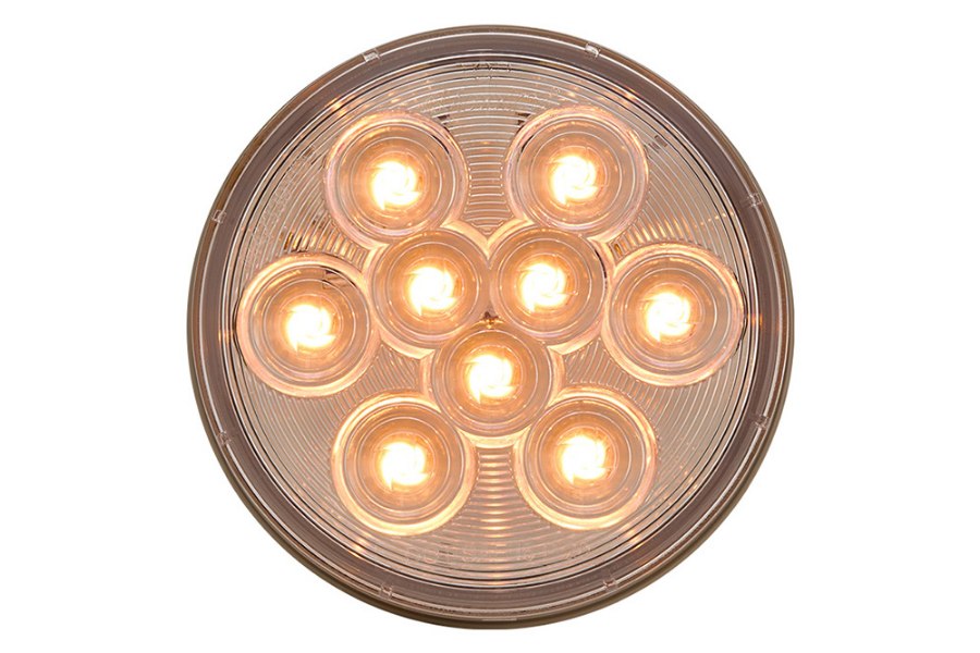 Picture of Maxxima 4" Round Amber Park/Turn - Clear Lens