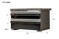 Picture of CTech 2 Drawer Black Toolbox Systems