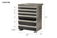 Picture of CTech 6 Drawer Black Toolbox Systems