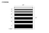 Picture of CTech 6 Drawer Black Toolbox Systems