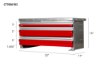 Picture of CTech 3 Drawer Red Toolbox Systems