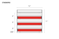 Picture of CTech 3 Drawer Red Toolbox Systems