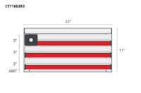 Picture of CTech 3 Drawer Red Toolbox Systems