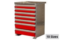 Picture of CTech 7 Drawer Red Toolbox Systems