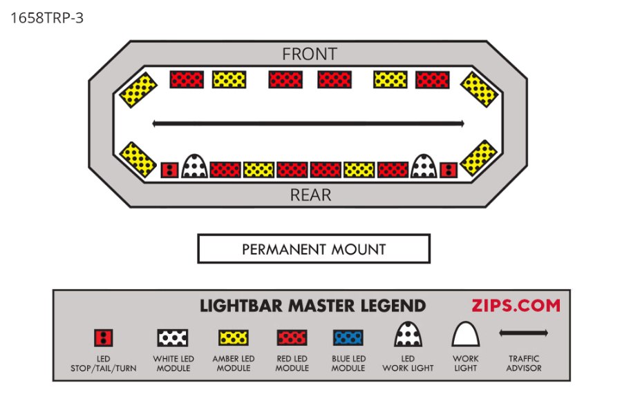Picture of Ecco 16 Series 58" or 69" Light Bar