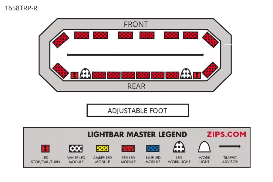 Picture of Ecco 16 Series 58" or 69" Light Bar