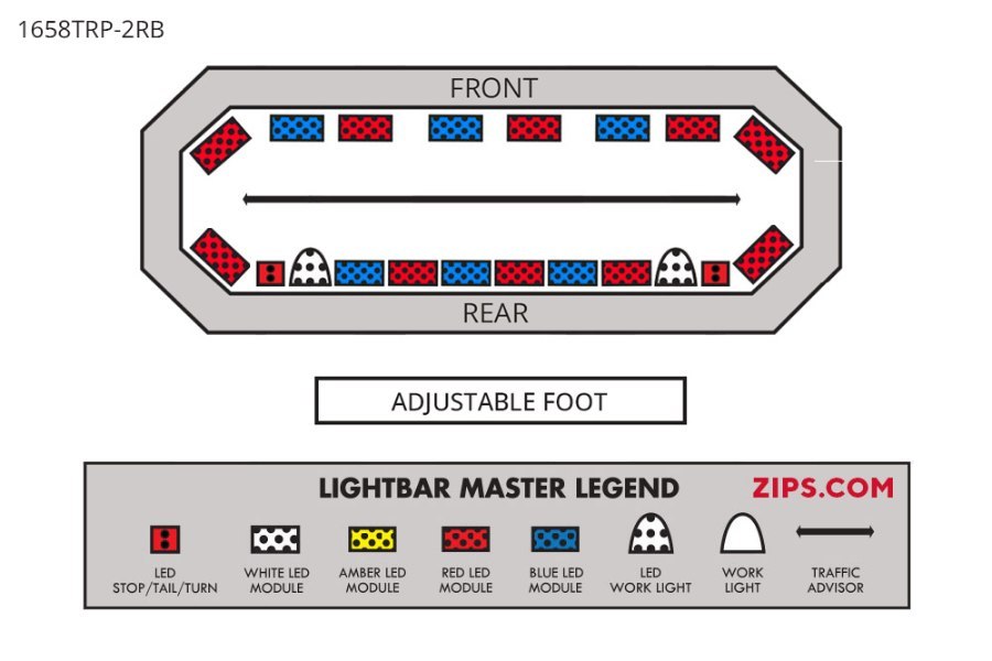 Picture of Ecco 16 Series 58" or 69" Light Bar