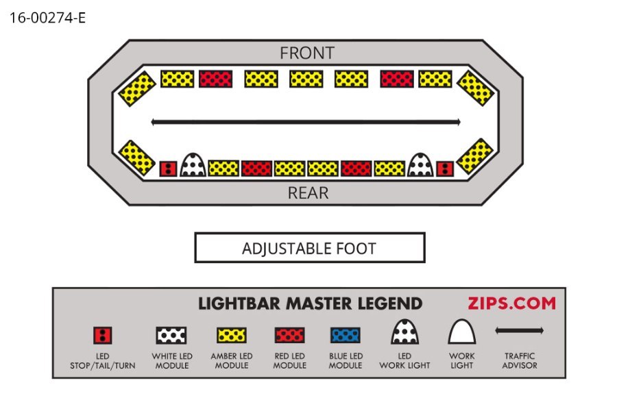 Picture of Ecco 16 Series 58" or 69" Light Bar