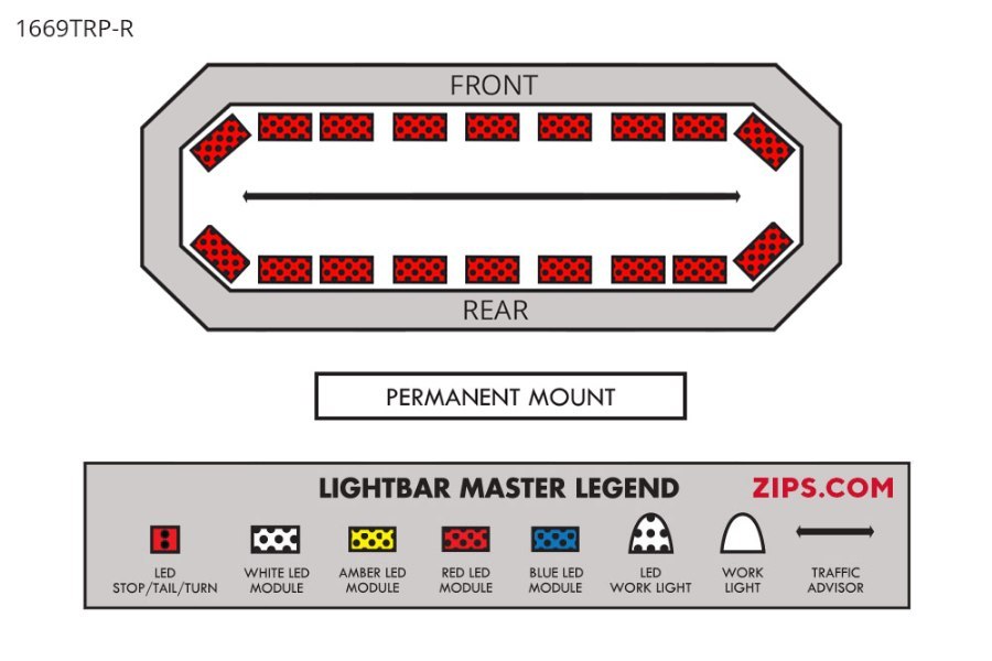 Picture of Ecco 16 Series 58" or 69" Light Bar