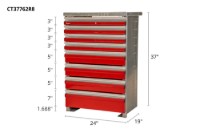 Picture of CTech 8 Drawer Red Toolbox Systems