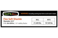 Picture of SafeAll Power Series Flex Shackle
