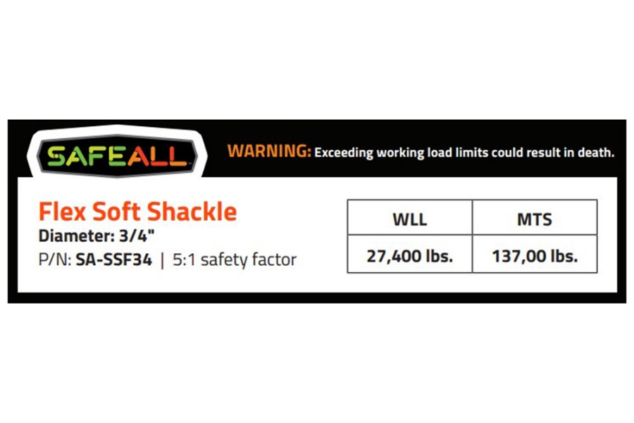 Picture of SafeAll Power Series Flex Shackle